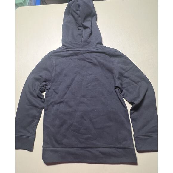 Under Armour Loose Hustle Fleece Hoody Boys YSM Black - Picture 4 of 8